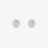 Chaton Diamond Earrings