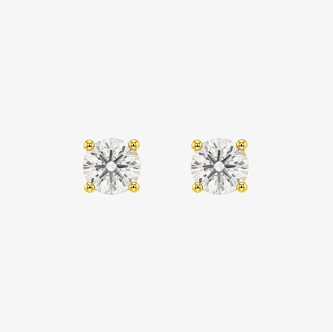 Pendientes Diamante 4 Garras