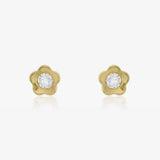 Pendientes Piedras Flor