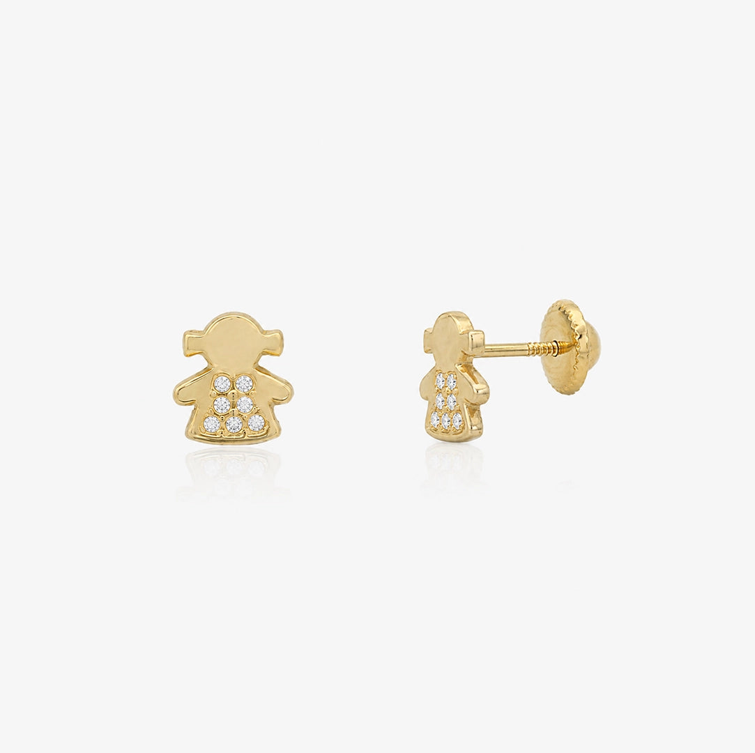 Pendientes Piedras Niña
