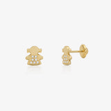 Pendientes Piedras Niña