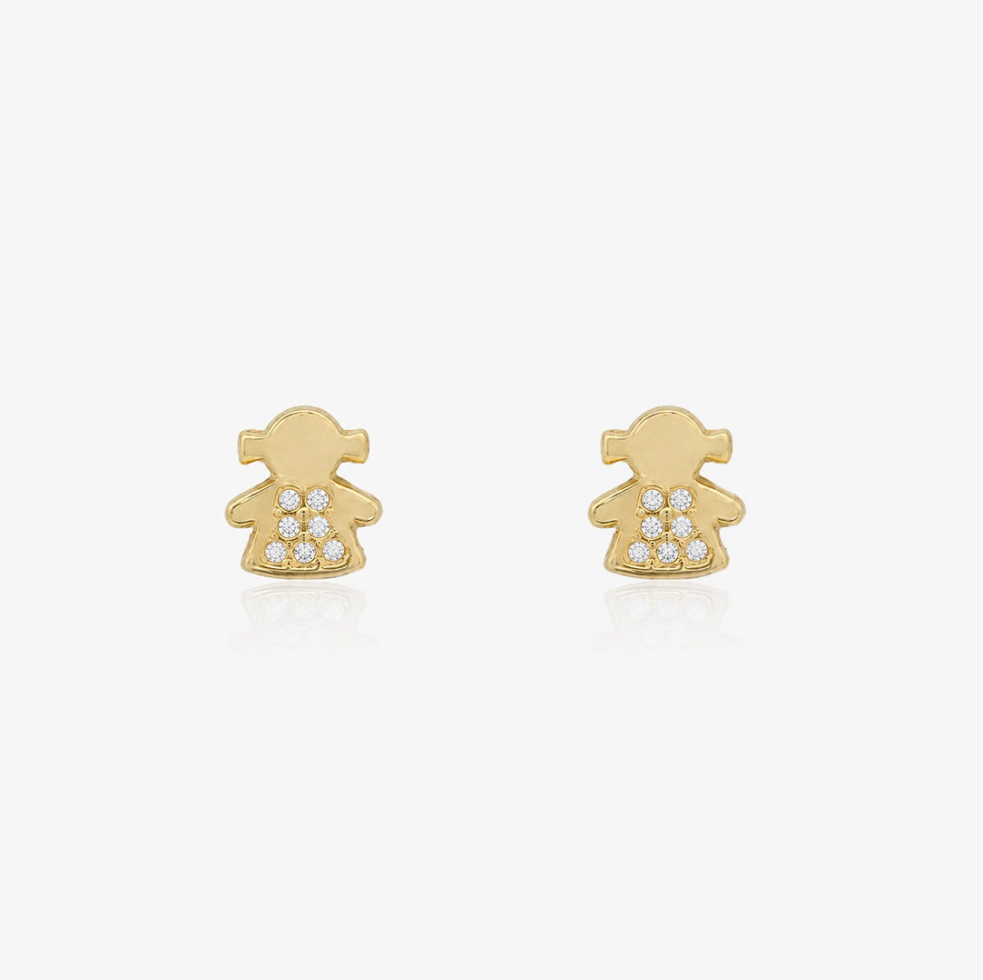 Pendientes Piedras Niña