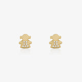Pendientes Piedras Niña