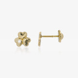 Pendientes Trebol Corazones
