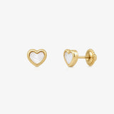 Pendientes Corazón Nacar