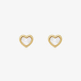 Pendientes Corazón Nacar