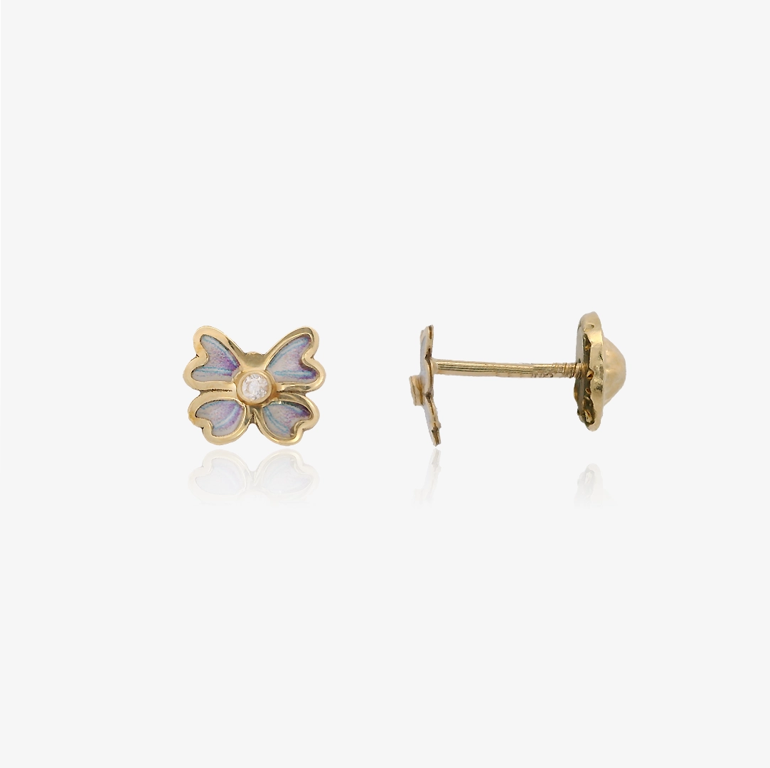 Pendientes Esmalte Mariposa