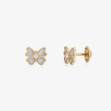Butterfly Enamel Earrings