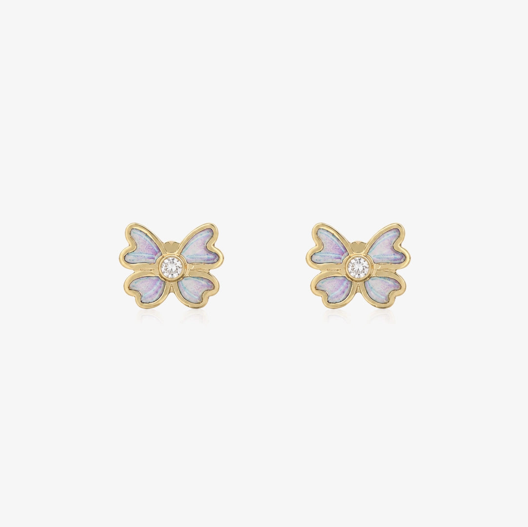 Butterfly Enamel Earrings