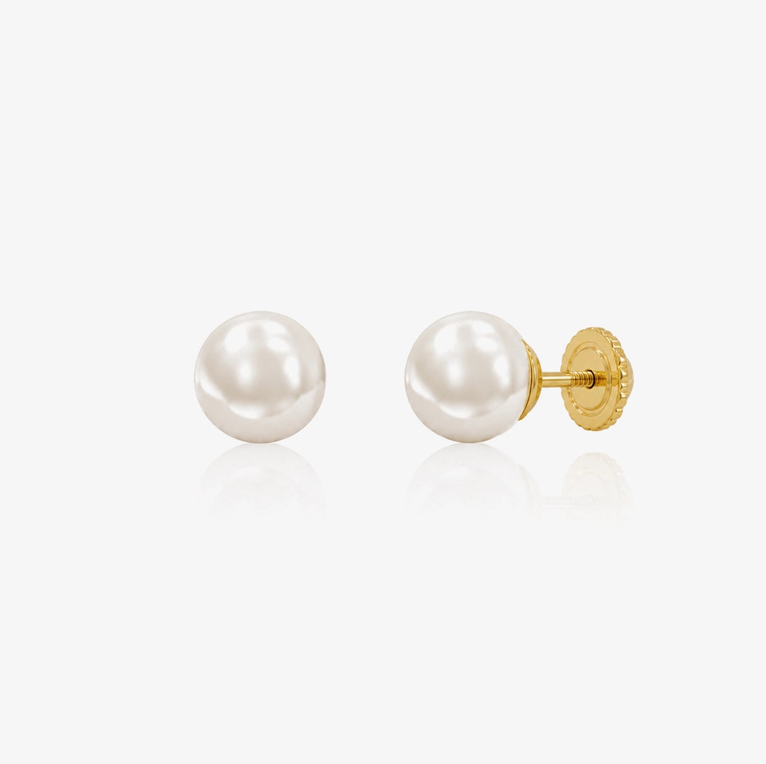 Cultured Pearl Stud Earrings