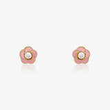 Pendientes Flor perla