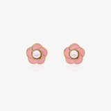 Pendientes Flor perla