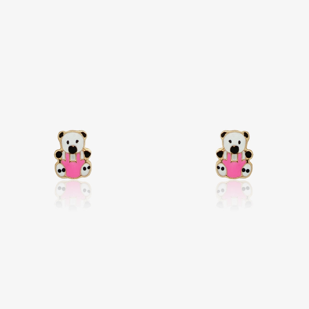 Pendientes Esmalte Osito Azul