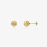 Pendientes Bola Tallada