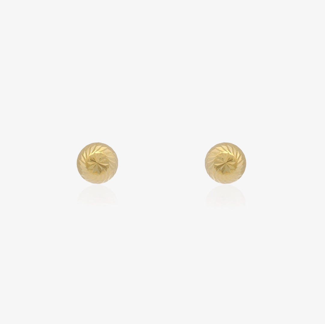 Pendientes Bola Tallada