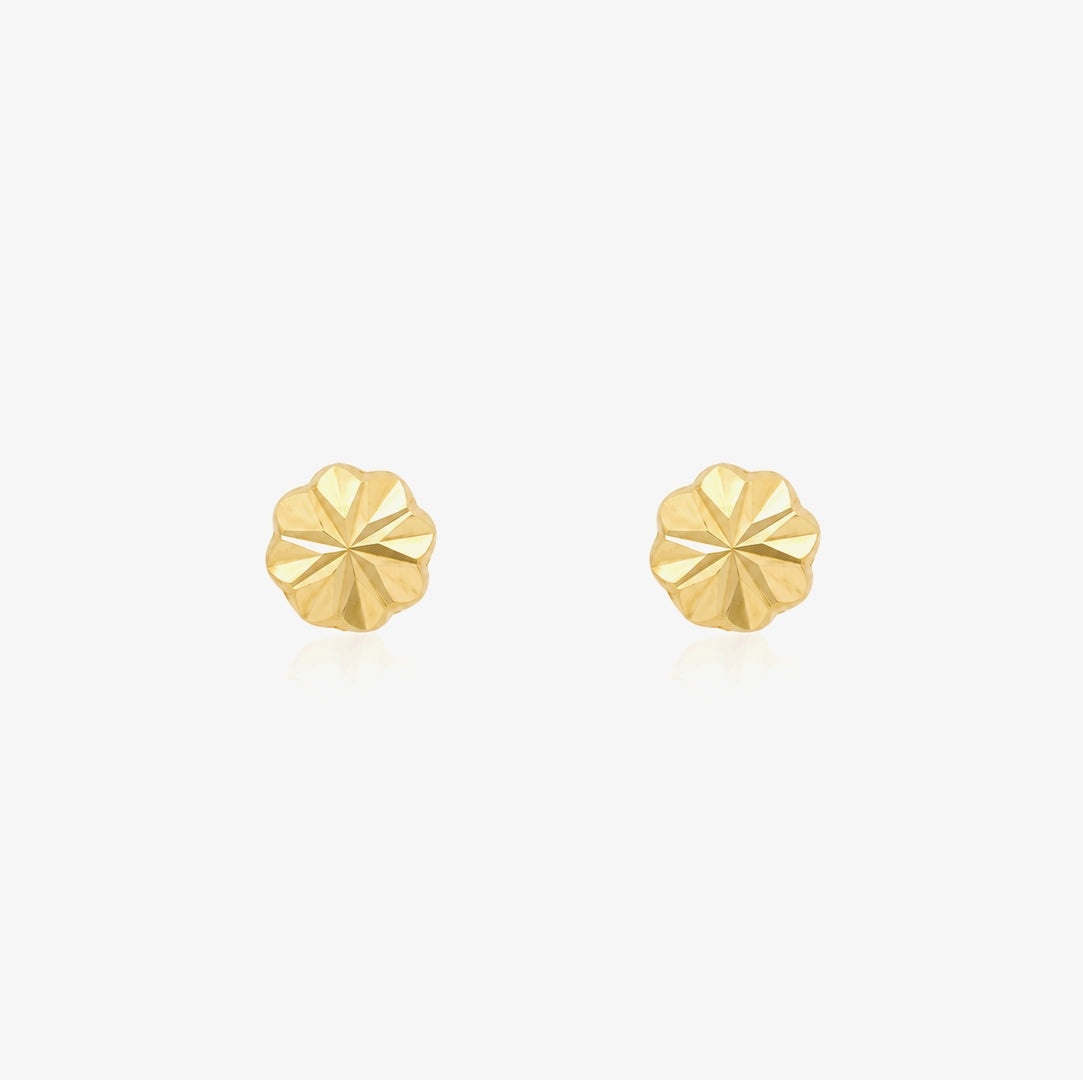 Floral Hoop Earrings