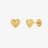 Pendientes Corazón Brillo