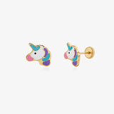 Pendientes unicornio