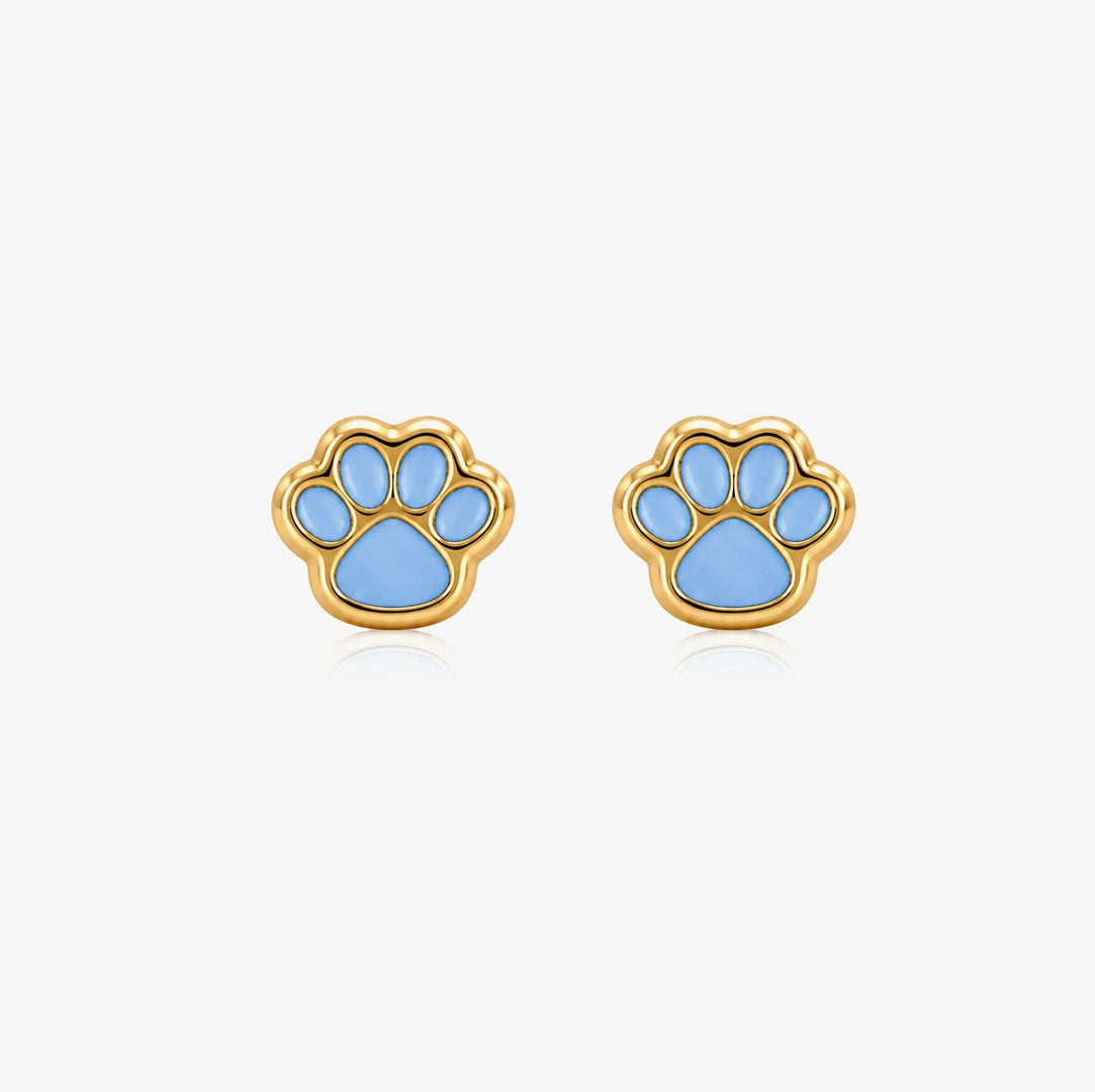 Footprint earrings