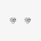 Pendientes Corazon Tallado