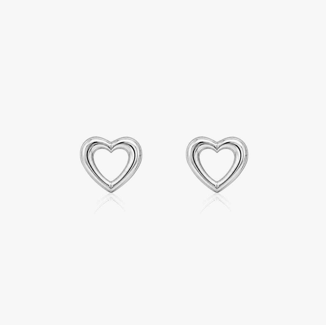 Openwork Heart Earrings