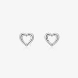 Pendientes Corazon calado
