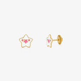 Pendientes Estrella Esmalte