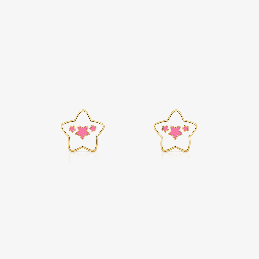 Pendientes Estrella Esmalte