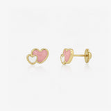 Pendientes Doble Corazón