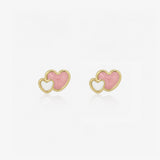 Pendientes Doble Corazón