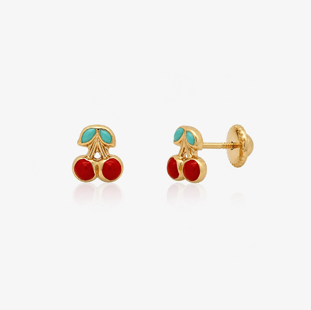 Pendientes Cerezas