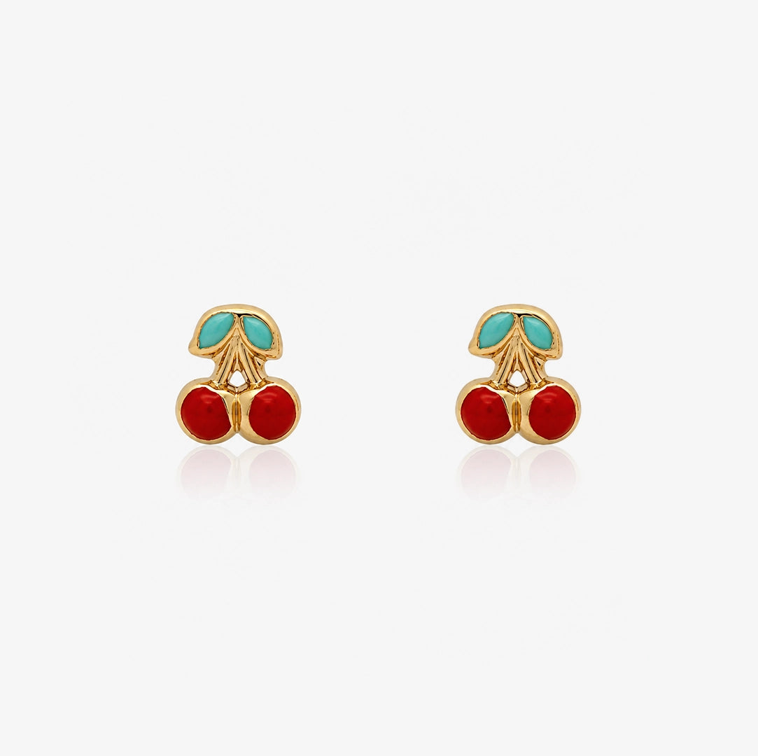 Pendientes Cerezas