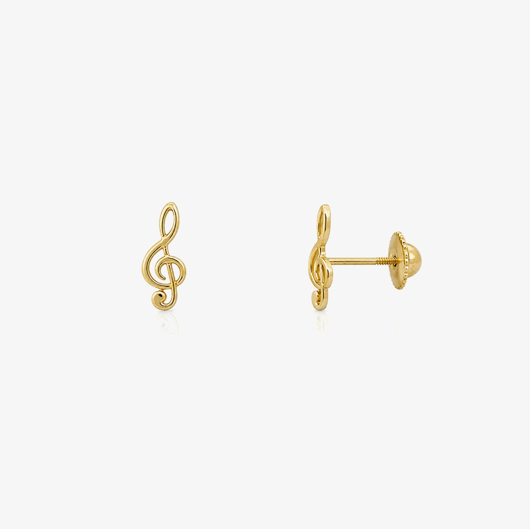 Pendientes Clave De Sol