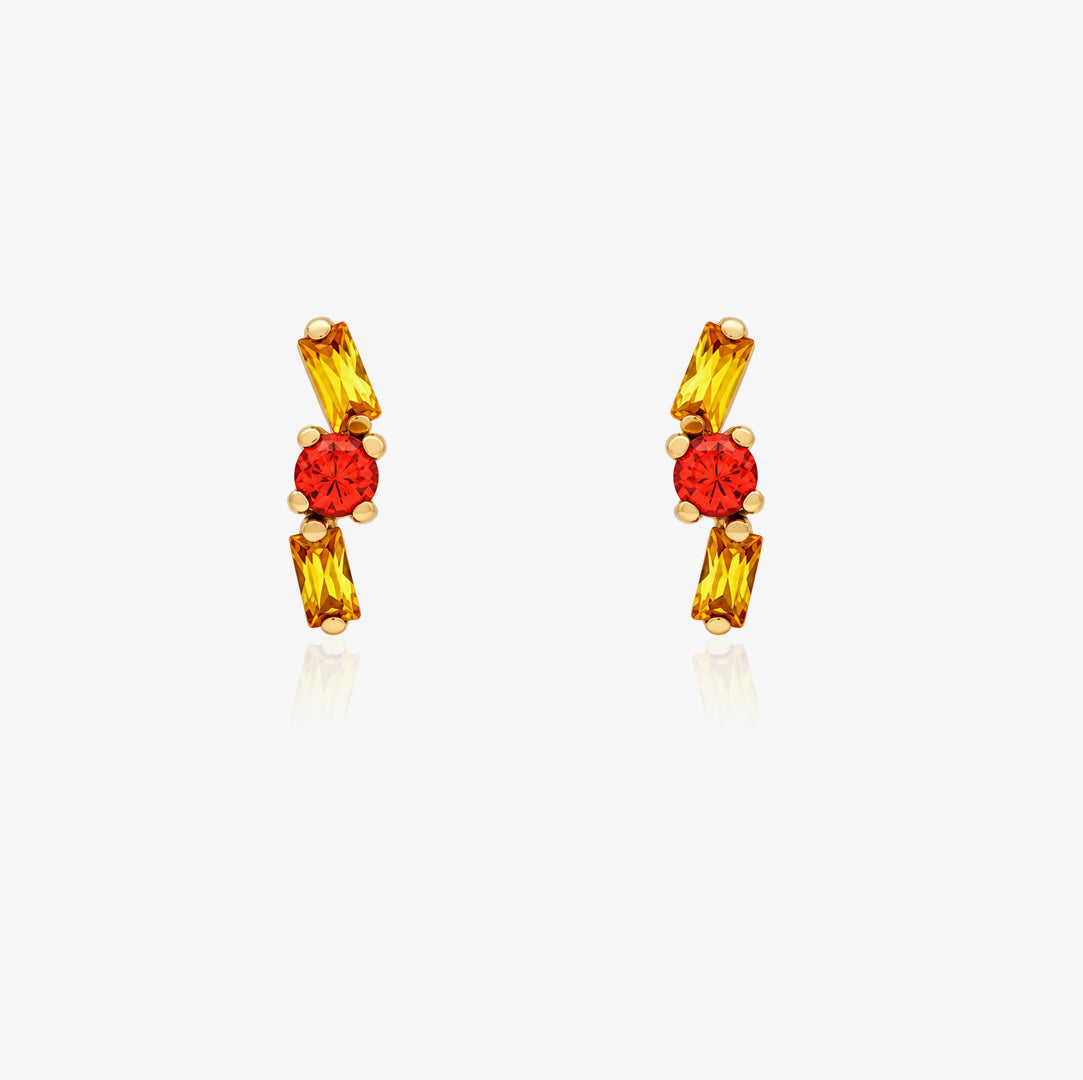 Pendientes Ballestilla Piedras