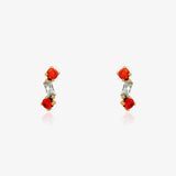 Pendientes Ballestilla Piedras