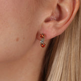 Pendientes Ballestilla Piedras