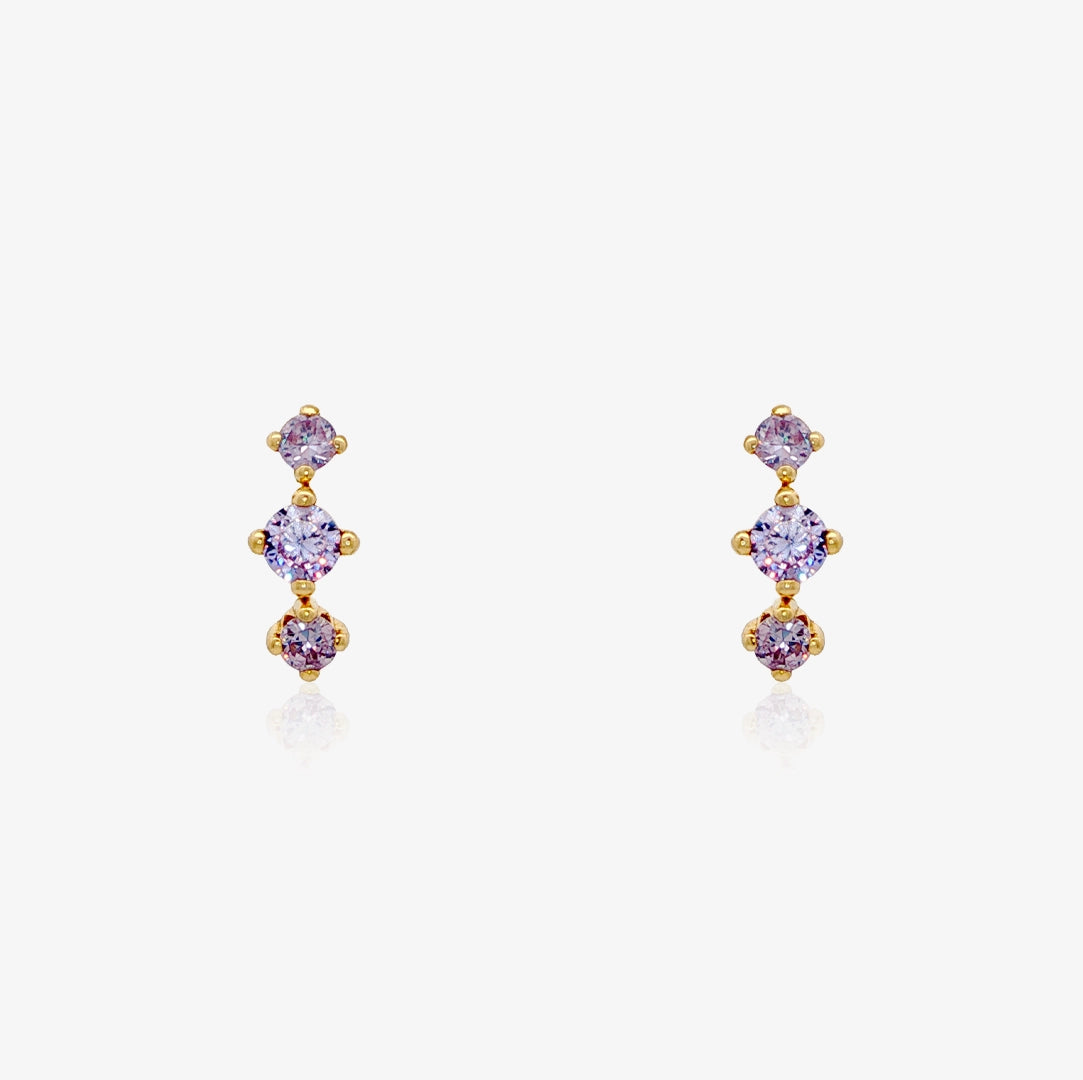 Pendientes Ballestilla Piedras