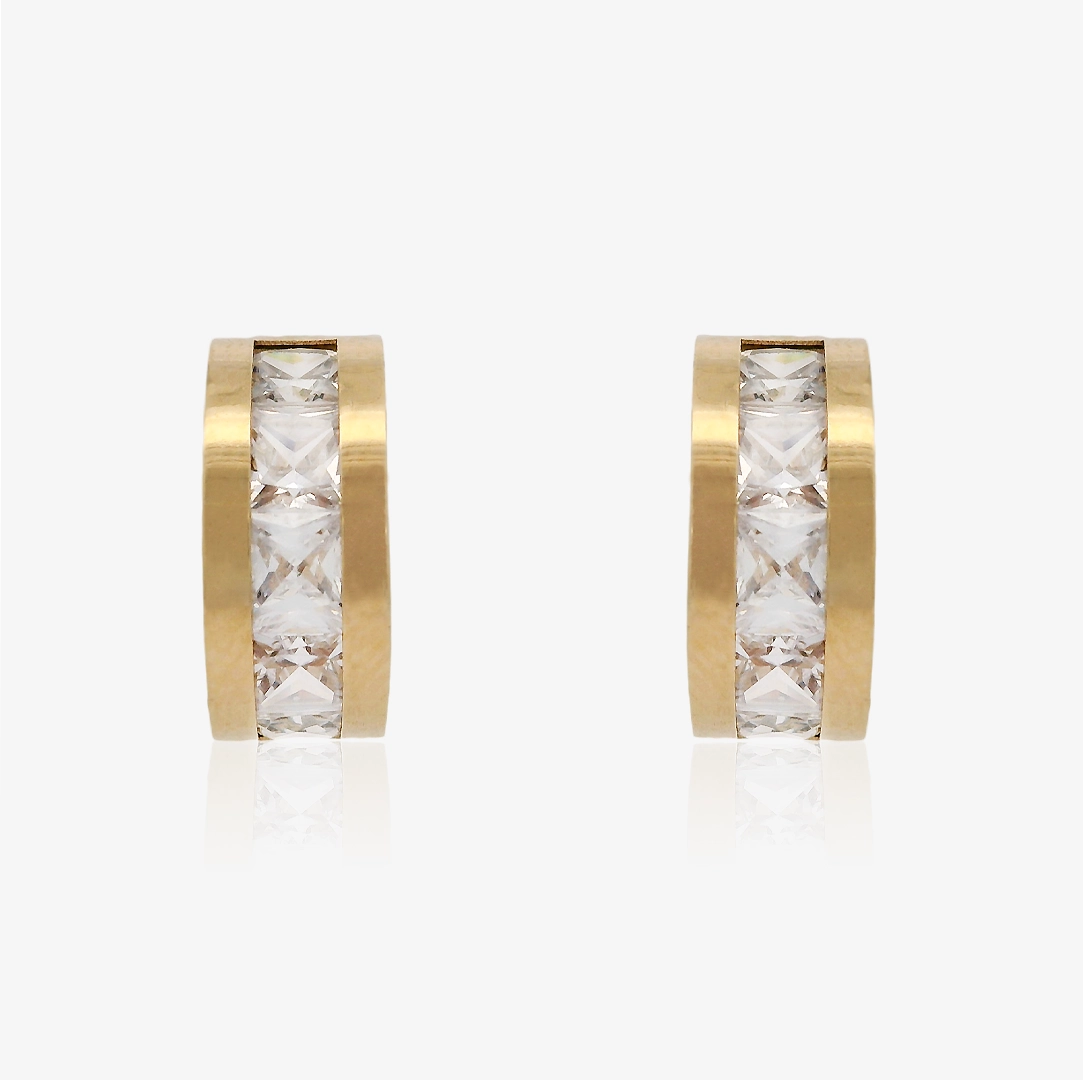 Pendientes Ballestilla circonitas
