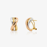 Tricolor Bow Earrings