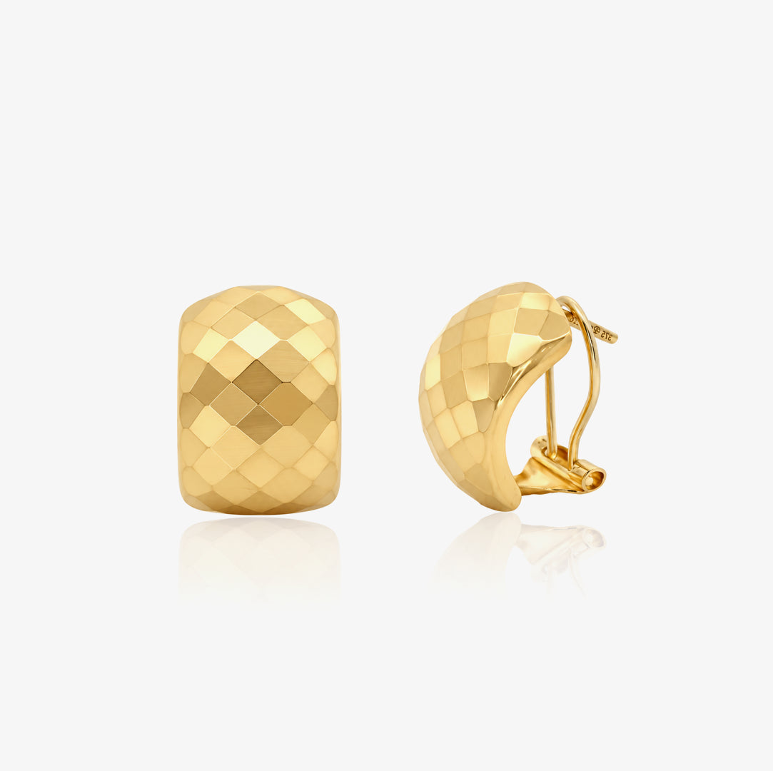 Pendientes Facetados