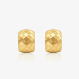 Domed Omega earrings