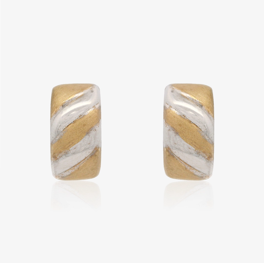 Pendientes Omega Bicolor