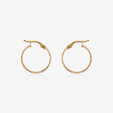 Flat Lapidated Hoops