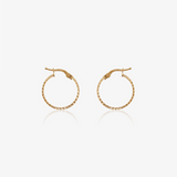Flat Lapidated Hoops