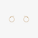 Flat Lapidated Hoops