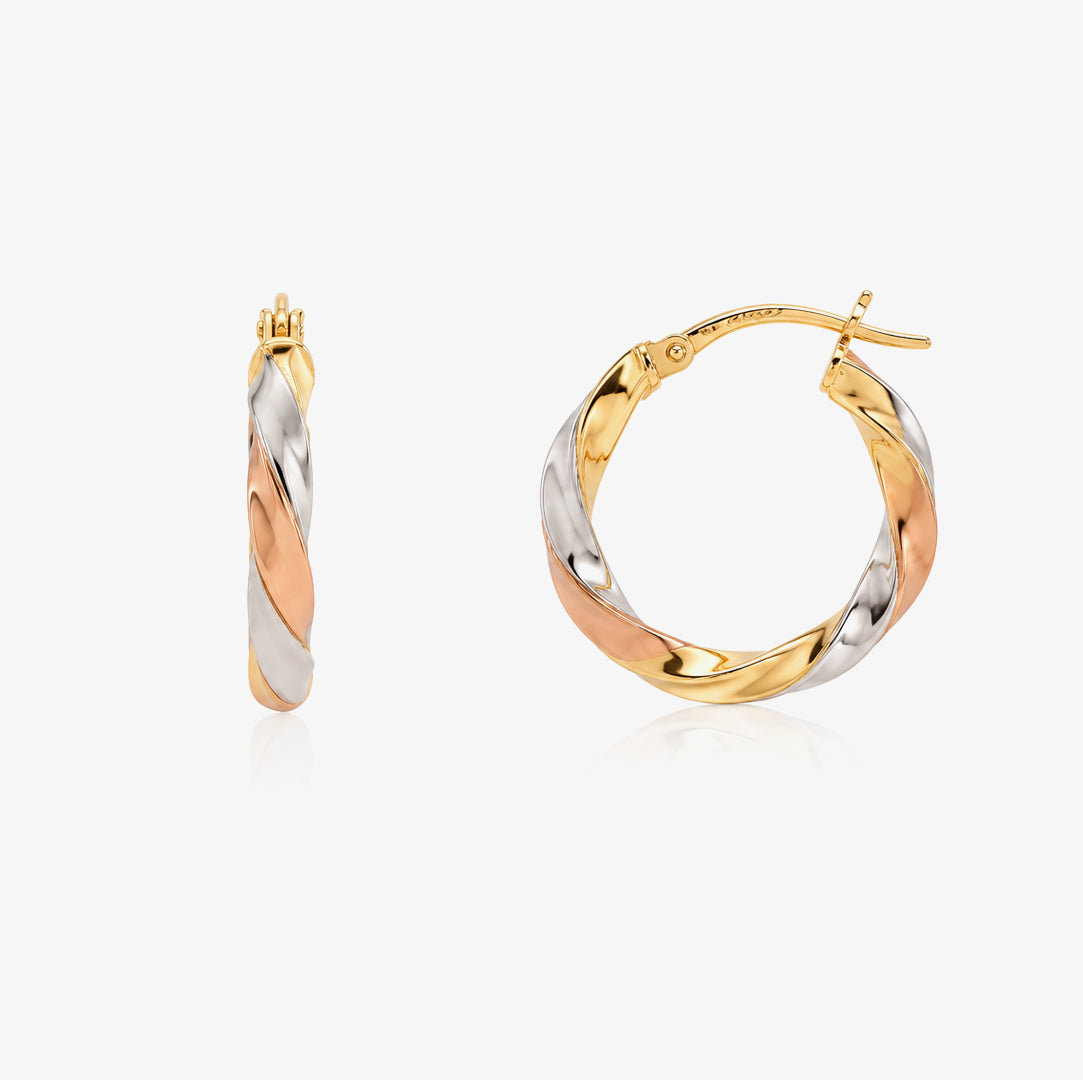 Tricolor turned ring