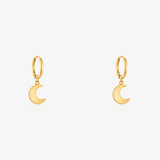Pairs GOLD9 Half Moon Hoop 1.20x 12 Trendy