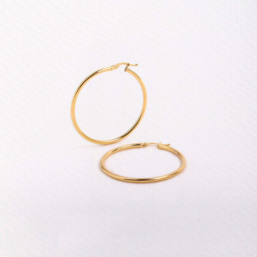 Plain round hoops