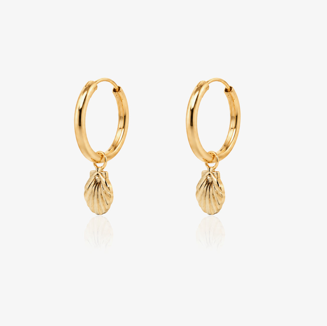 Shell Hoop Earrings