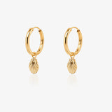 Shell Hoop Earrings